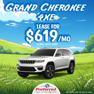 Lease Grand Cherokee 4xe for $619 Per Month