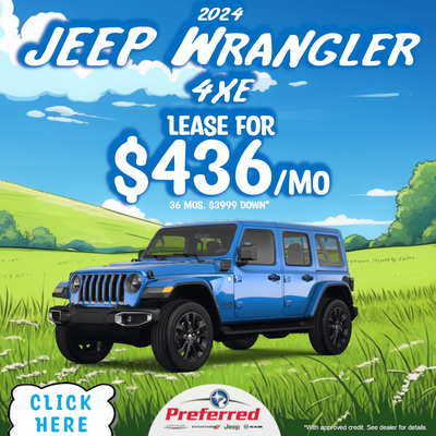 Lease Jeep Wrangler for $436 Per Month