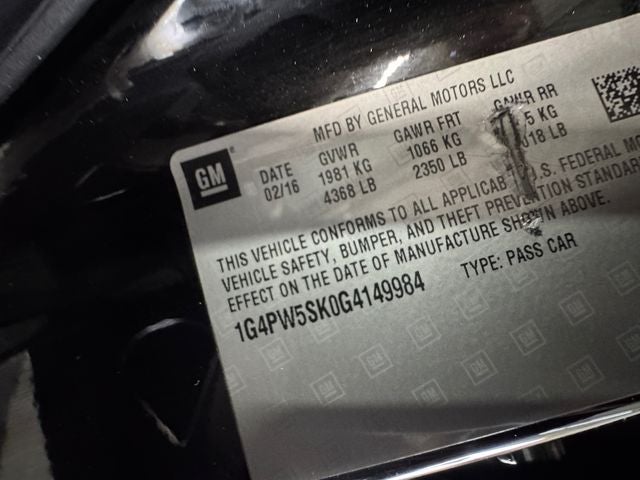 2016 Buick Verano Sport Touring Group