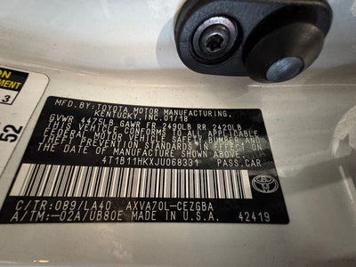 2018 Toyota Camry XLE