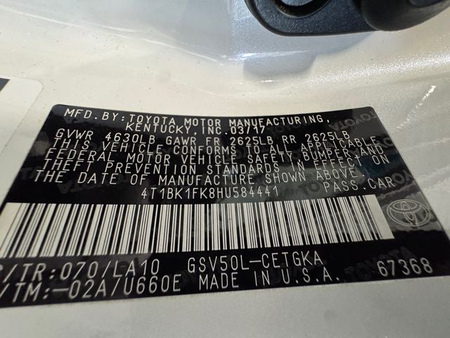 2017 Toyota Camry XLE