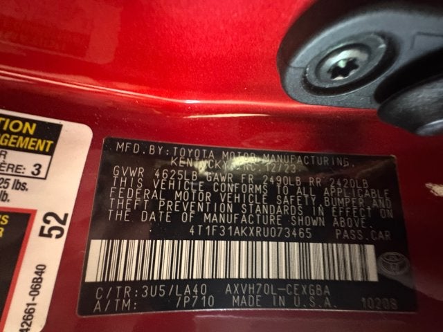 2024 Toyota Camry Hybrid XLE