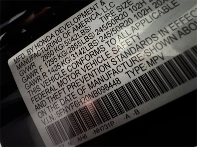 2022 Honda Pilot Special Edition