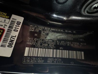 2020 Toyota Sequoia Platinum