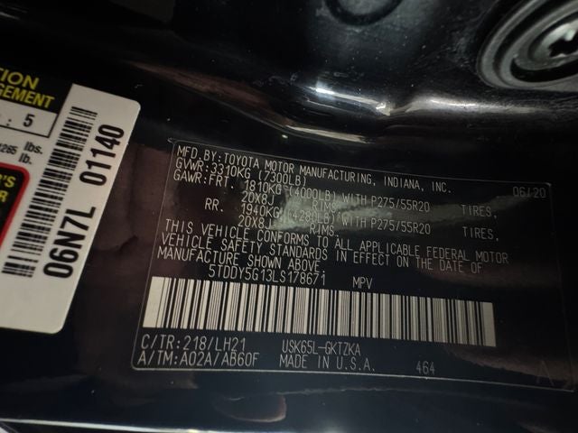2020 Toyota Sequoia Platinum