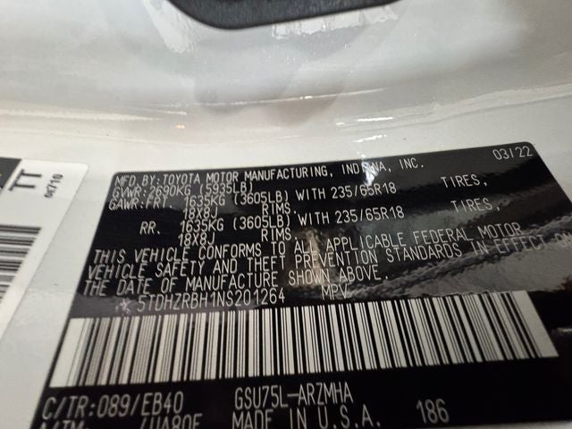 2022 Toyota Highlander XLE