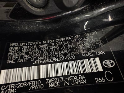 2021 Toyota Corolla Hybrid LE