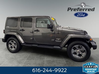 2017 Jeep Wrangler Unlimited Sahara 3.6 Liter V6 4D Automatic 4WD