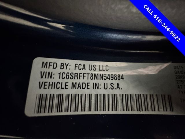 2021 RAM 1500 Big Horn/Lone Star 5.7 Liter V8 Hemi Crew Cab 4WD