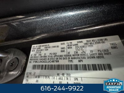 2020 Ford Escape SE 1.5 Liter EcoBoost AWD