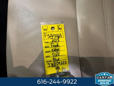 2018 Ford Edge SEL 3.5 Liter V6 FWD Leather Seating