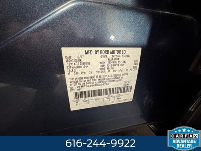 2018 Ford Edge SEL 3.5 Liter V6 FWD Leather Seating