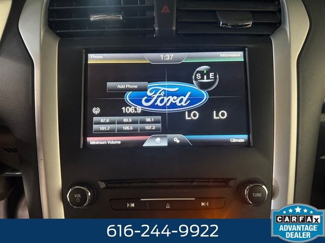 2016 Ford Fusion SE 2.5 Liter FWD