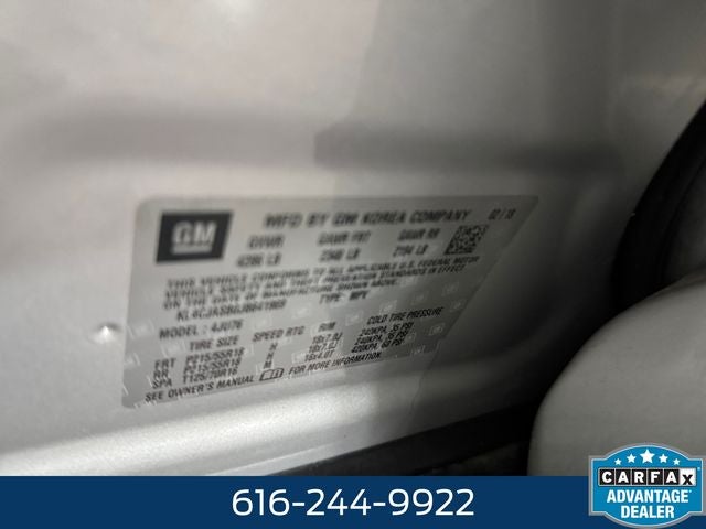 2018 Buick Encore Preferred 1.4 Liter EcoTec Turbocharged FWD