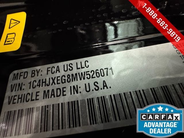 2021 Jeep Wrangler Unlimited Sahara 4x4