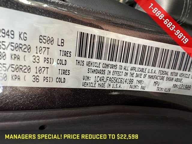 2019 Jeep Grand Cherokee Altitude 4x4