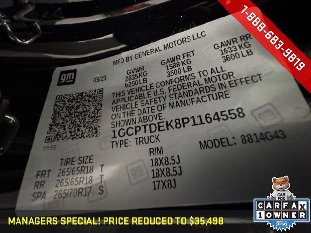 2023 Chevrolet Colorado Z71