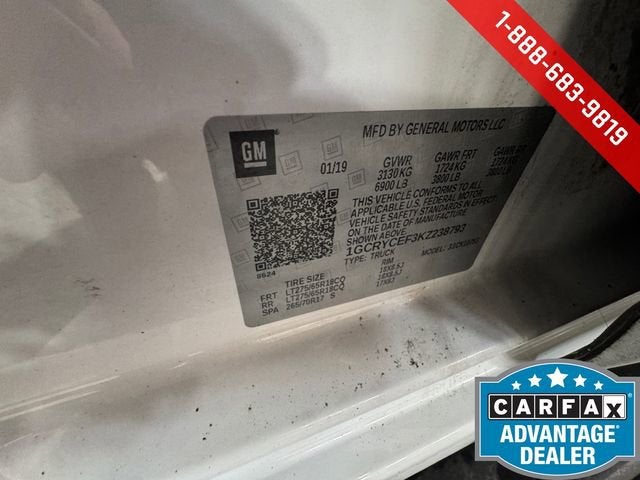 2019 Chevrolet Silverado 1500 Custom Trail Boss