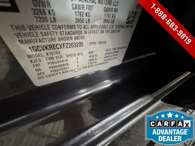 2015 Chevrolet Silverado 1500 LT