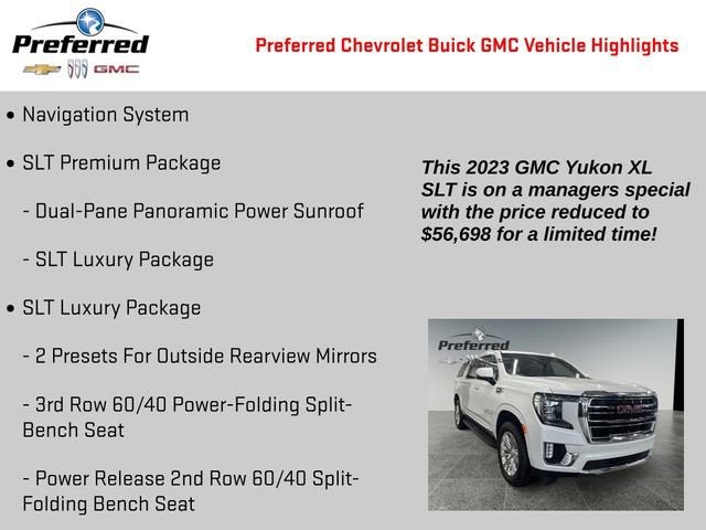 2023 GMC Yukon XL SLT