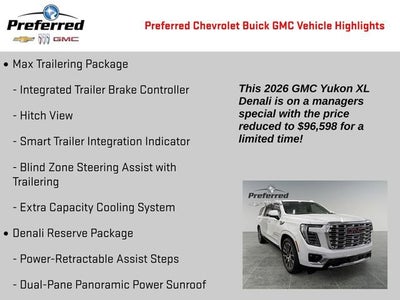 2026 GMC Yukon XL Denali