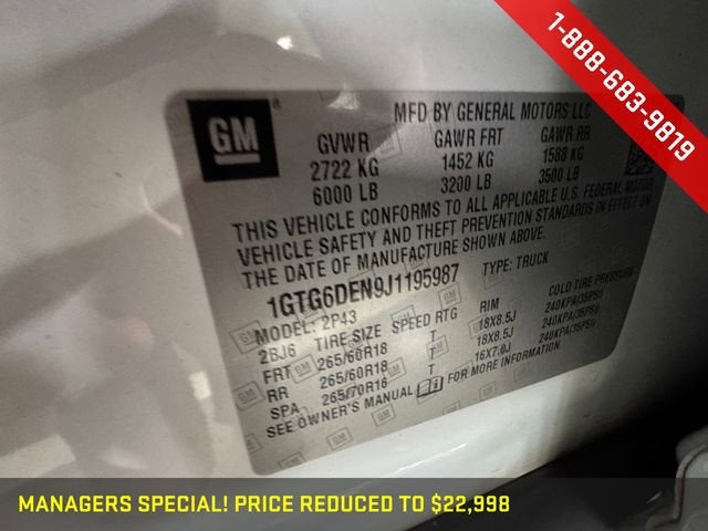 2018 GMC Canyon 4WD SLT