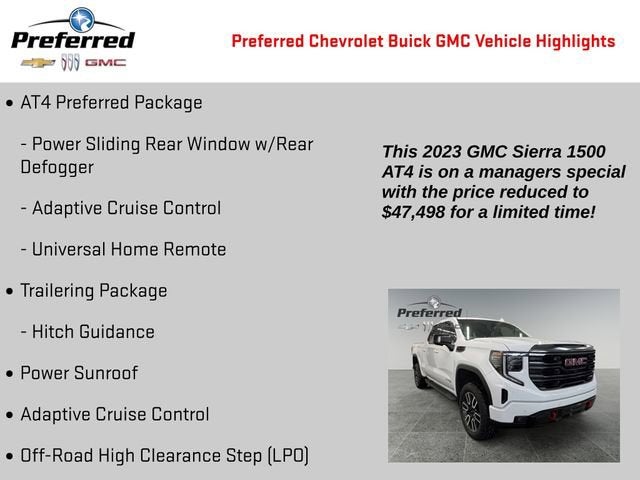 2023 GMC Sierra 1500 AT4