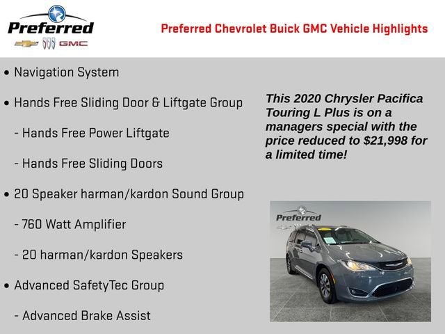 2020 Chrysler Pacifica Touring L Plus