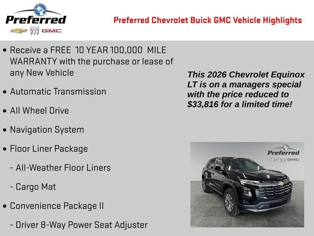2026 Chevrolet Equinox LT