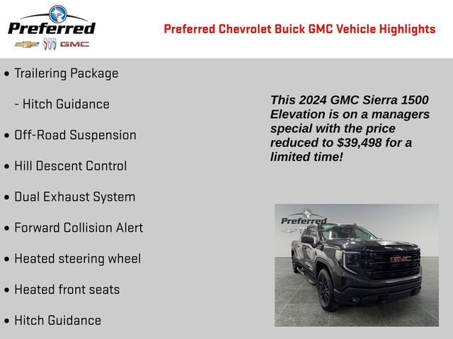 2024 GMC Sierra 1500 Elevation