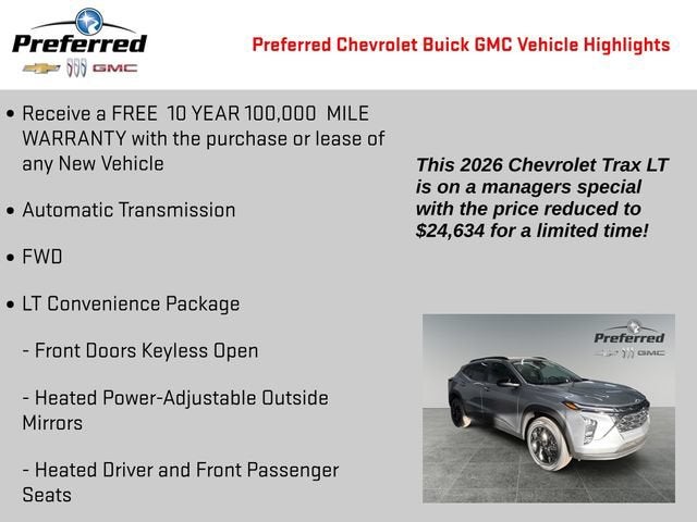 2026 Chevrolet Trax LT