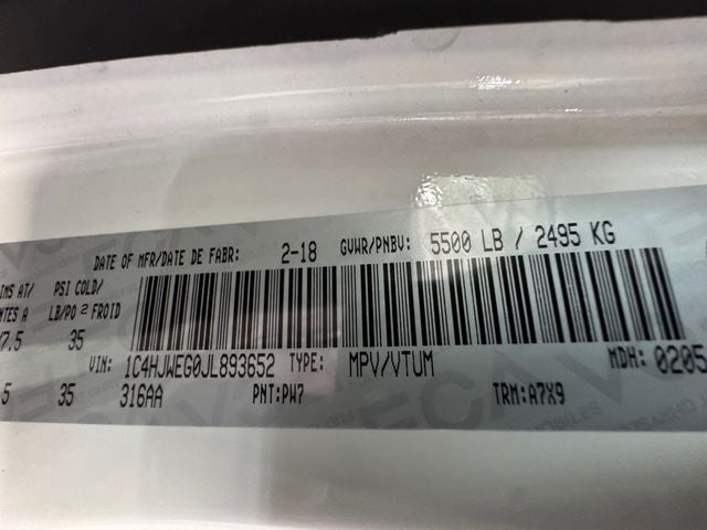 2018 Jeep Wrangler JK Unlimited Sahara