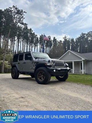 2018 Jeep Wrangler Unlimited Sport S 3.6 Liter V6 4D Automatic 4WD