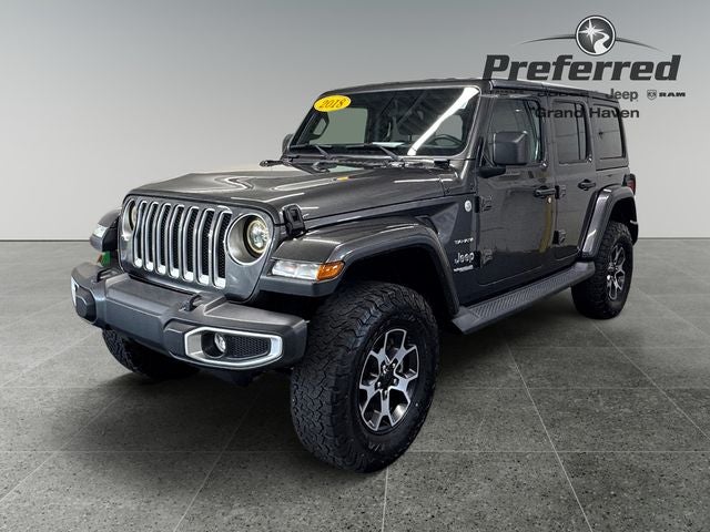 2018 Jeep Wrangler Unlimited Sahara 3.6 Liter V6 4D Automatic 4WD