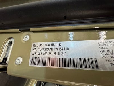 2026 Jeep Wrangler WRANGLER 2-DOOR SPORT S