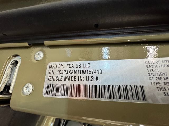 2026 Jeep Wrangler WRANGLER 2-DOOR SPORT S