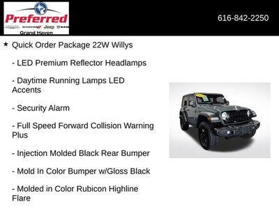 2025 Jeep Wrangler Willys 2.0 Liter 2D Automatic 4WD