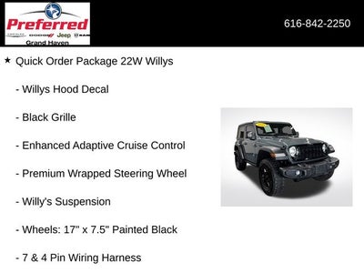 2025 Jeep Wrangler Willys 2.0 Liter 2D Automatic 4WD