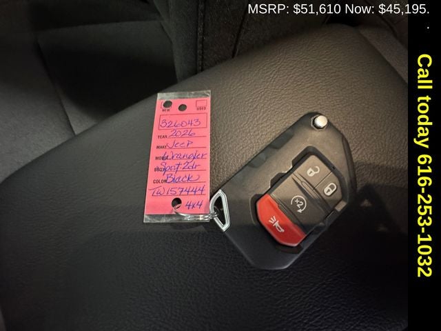 2026 Jeep Wrangler WRANGLER 2-DOOR WILLYS