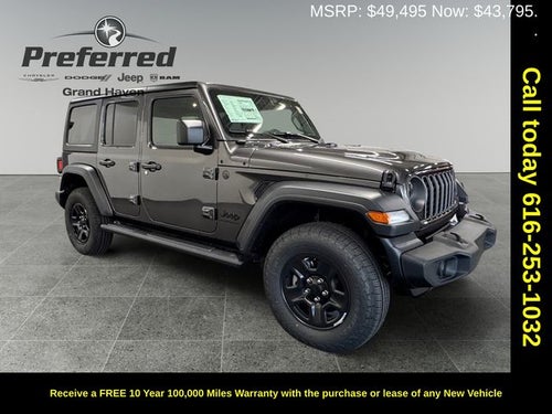 2026 Jeep Wrangler WRANGLER 4-DOOR SPORT