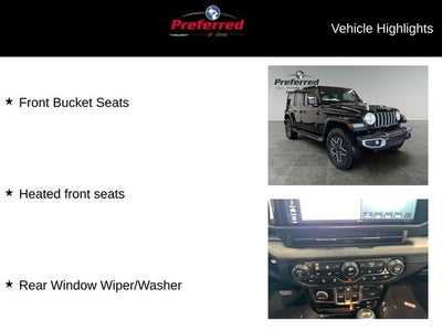 2026 Jeep Wrangler WRANGLER 4-DOOR SAHARA