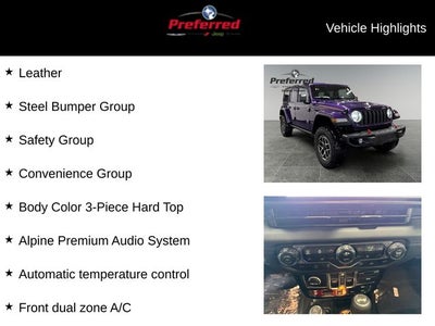 2026 Jeep Wrangler WRANGLER 4-DOOR RUBICON