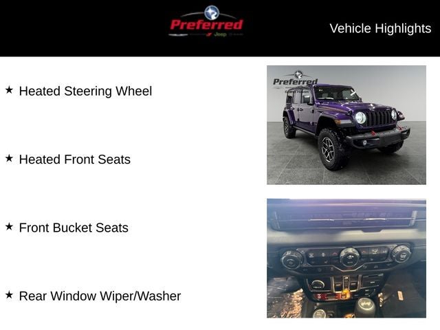 2026 Jeep Wrangler WRANGLER 4-DOOR RUBICON