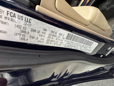 2018 Jeep Grand Cherokee Limited 3.6 Liter V6 4WD