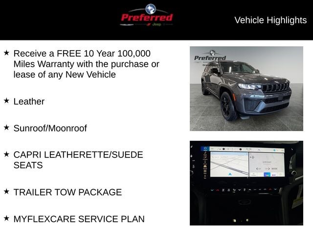 2026 Jeep Grand Cherokee GRAND CHEROKEE ALTITUDE 4X4