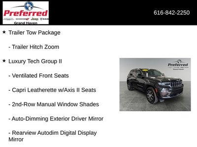 2024 Jeep Grand Cherokee Limited 3.6 Liter V6 4WD