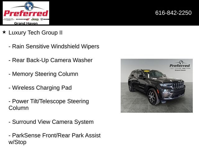 2024 Jeep Grand Cherokee Limited 3.6 Liter V6 4WD