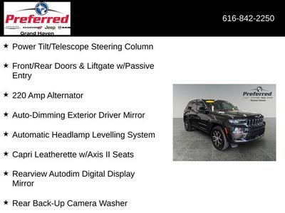 2024 Jeep Grand Cherokee Limited 3.6 Liter V6 4WD