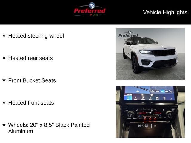 2025 Jeep Grand Cherokee GRAND CHEROKEE LIMITED 4X4