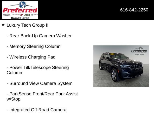 2024 Jeep Grand Cherokee Limited 3.6 Liter V6 4WD
